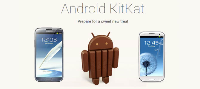 Android 4.4 KitKat untuk Galaxy S3 dan Galaxy Note 2 akan dirilis Maret 2014