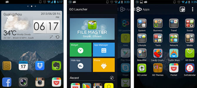 go launcher ex