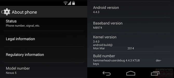 Android Kitkat 4.4.3 Telah disiapkan oleh Google ?